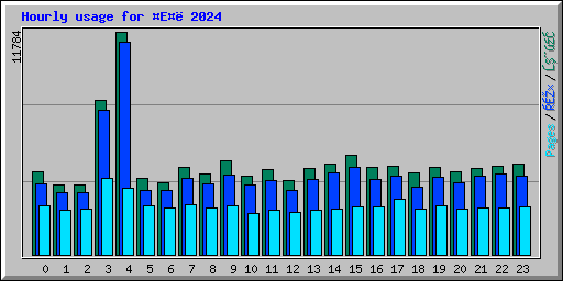 Hourly usage for E 2024