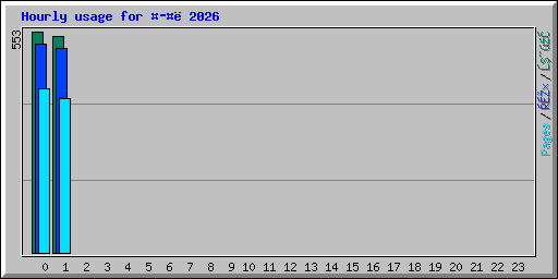 Hourly usage for ���� 2026